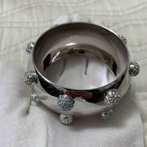 Ultra Rare Genuine Collector's Swarovski Cuff Bracelet - Picture 1 of 14